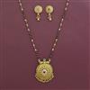 Antique Pearl Mangalsutra With Matte Gold Plating