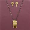 Antique Pearl Mangalsutra With Matte Gold Plating