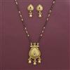 Antique Pearl Mangalsutra With Matte Gold Plating