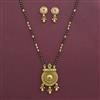 Antique Pearl Mangalsutra With Matte Gold Plating