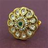 Antique Pearl Ring with Gold Plating