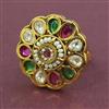 Antique Pearl Ring with Gold Plating
