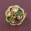 Antique Adjustable Ring with Gold Plating