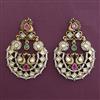 Antique Birds Earring with Matte Gold Plating