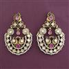 Antique Birds Earring with Matte Gold Plating