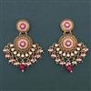 Antique Pearl Earring with Matte Gold Plating