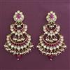 Antique Chand Earring with Matte Gold Plating