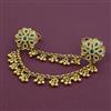Antique Adjustable Ring with Matte Gold Plating