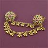 Antique Adjustable Ring with Matte Gold Plating