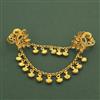 Antique Adjustable Ring with Matte Gold Plating