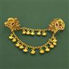 Antique Adjustable Ring with Matte Gold Plating