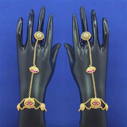 Antique Adjustable Hath Pan with Matte Gold Plating