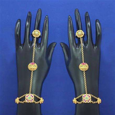 Antique Adjustable Hath Pan with Matte Gold Plating