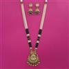 Antique Long Pendant Set with Gold Plating