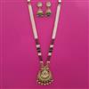 Antique Long Pendant Set with Gold Plating