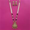Antique Long Pendant Set with Gold Plating