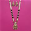 Antique Long Pendant Set with Gold Plating