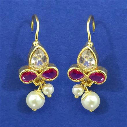 Antique Pearl Earring with Gold Plating