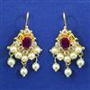 Antique Pearl Earring with Gold Plating