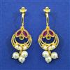 Antique Pearl Earring with Gold Plating