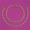 Antique Pearl Payal with Gold Plating