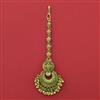 Antique Plain Gold Tikka with Matte Gold Plating