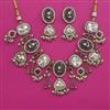 Antique Heritage Necklace with Mehndi Plating