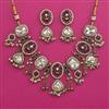 Antique Heritage Necklace with Mehndi Plating
