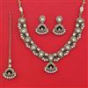 Antique Classic Necklace with Mehndi Plating