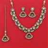 Antique Classic Necklace with Mehndi Plating