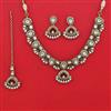 Antique Classic Necklace with Mehndi Plating