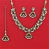 Antique Classic Necklace with Mehndi Plating