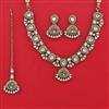 Antique Classic Necklace with Mehndi Plating