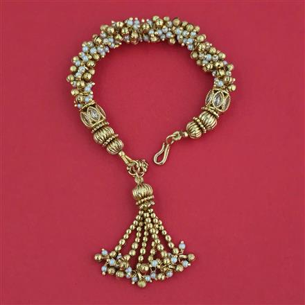 Antique Adjustable Bracelet with Gold Plating