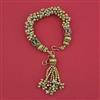 Antique Adjustable Bracelet with Gold Plating