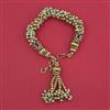 Antique Adjustable Bracelet with Gold Plating