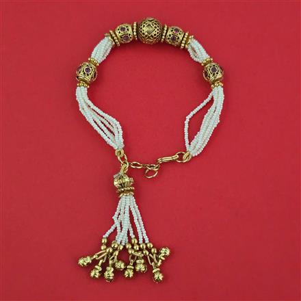 Antique Pearl Bracelet with Gold Plating