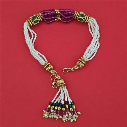 Antique Pearl Bracelet with Gold Plating