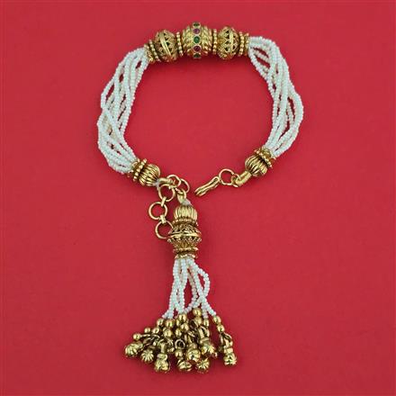 Antique Adjustable Bracelet with Gold Plating