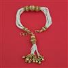 Antique Adjustable Bracelet with Gold Plating
