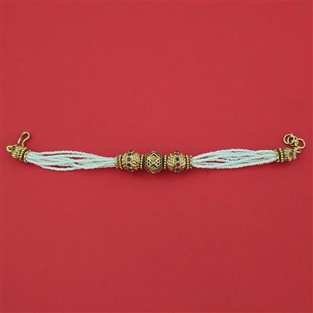 Antique Pearl Bracelet with Gold Plating