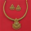 Antique Classic Necklace with Matte Gold Plating