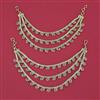 Antique Multi Layer Ear Chain with Gold Plating