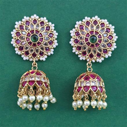 Antique Jhumki with Gold Plating