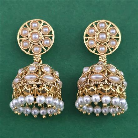 Antique Jhumki with Gold Plating