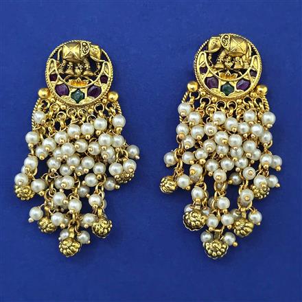 Antique Animal Earring with Gold Plating