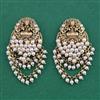 Antique Temple Earring with Matte Gold Plating