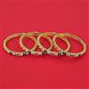 Antique Pearl Bangles with Gold Plating