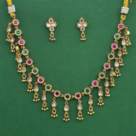 Antique Classic Necklace with Gold Plating