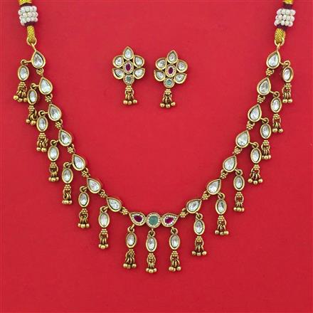 Antique Delicate Necklace with Gold Plating